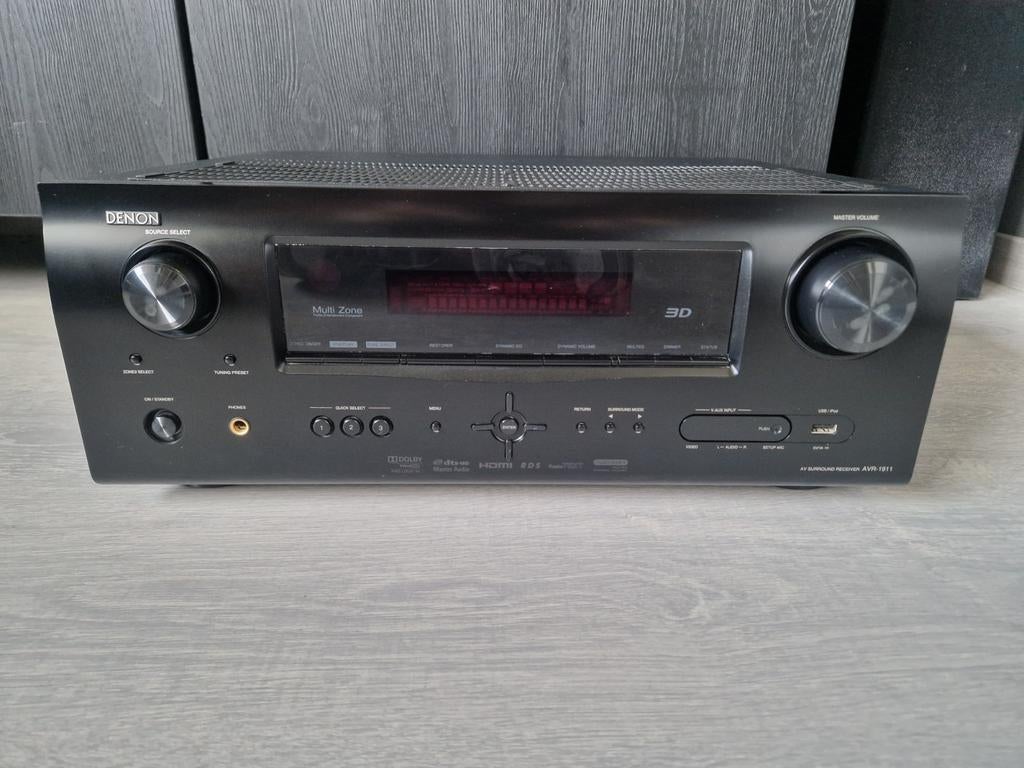 Denon AVR-1911 versterker/receiver, getest en werkt, Audio, Tv en Foto, Versterkers en Receivers, Ophalen of Verzenden, Denon