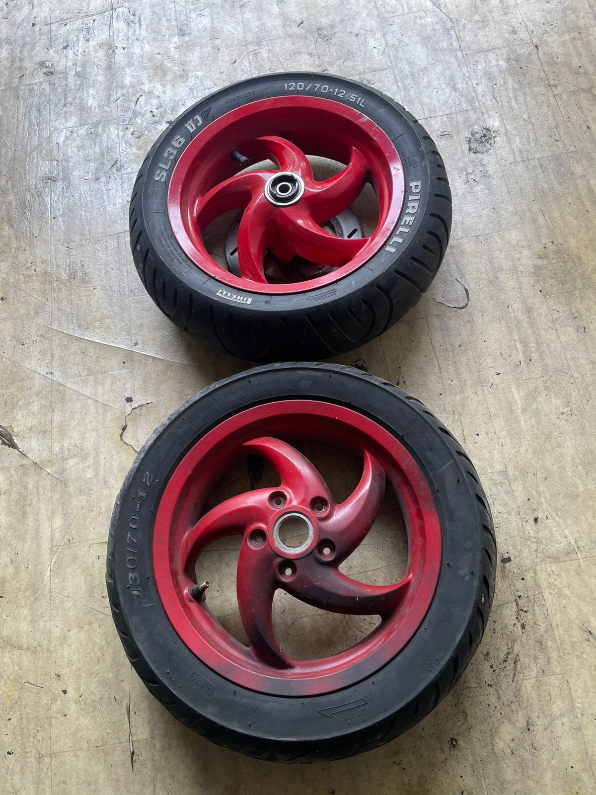 gilera runner 50cc dubbel disk velgenset, Ophalen