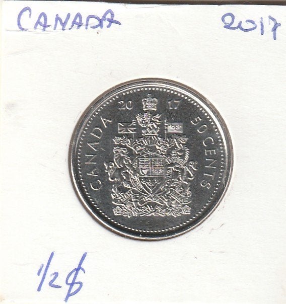 canada 50 cent 2017, Ophalen of Verzenden, Zo goed als nieuw