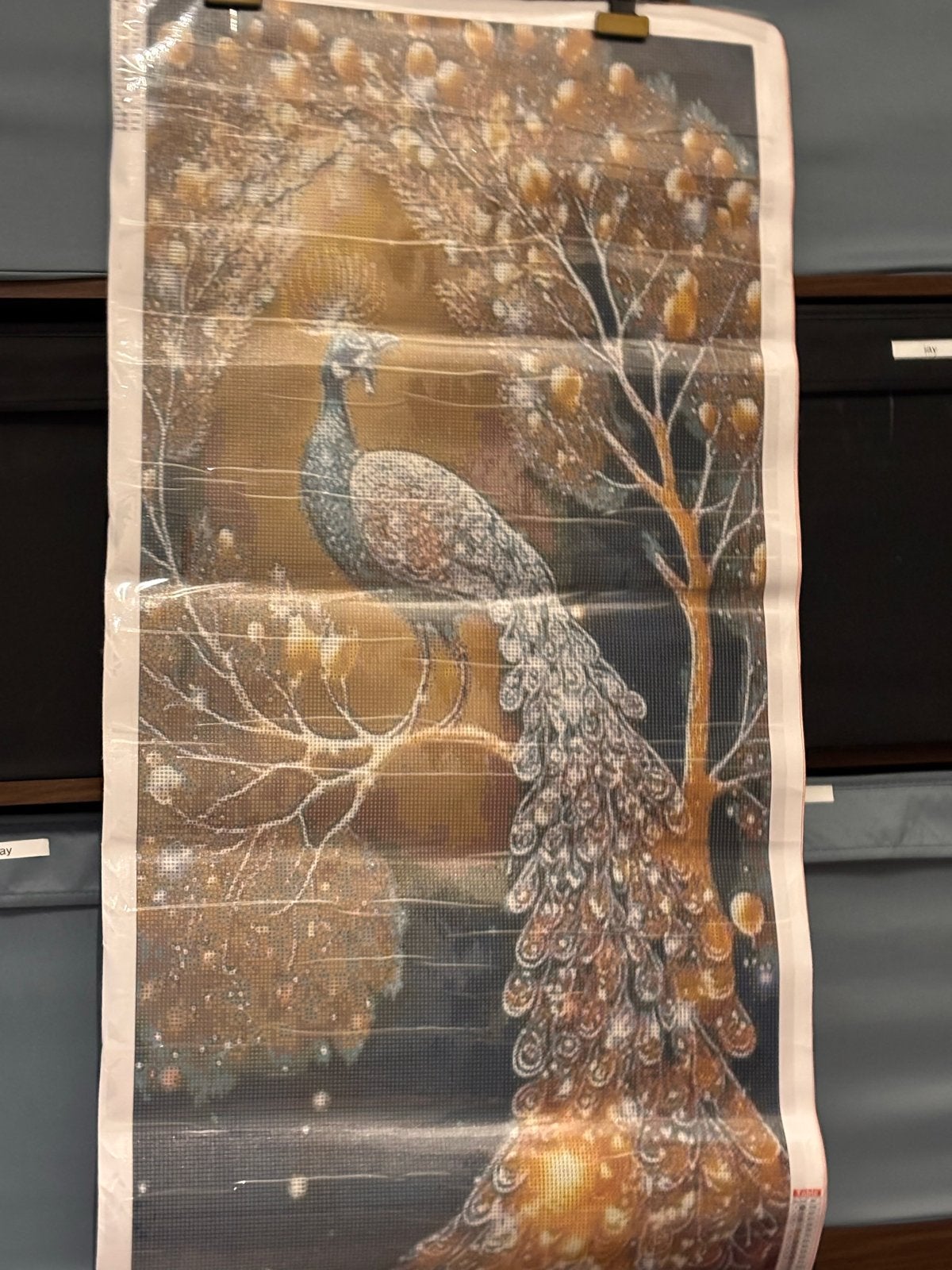 Nieuwe Diamond Painting Pauw met toebehoren, Hobby en Vrije tijd, Ophalen, Nieuw, Meerkleurig, Diamond painting
