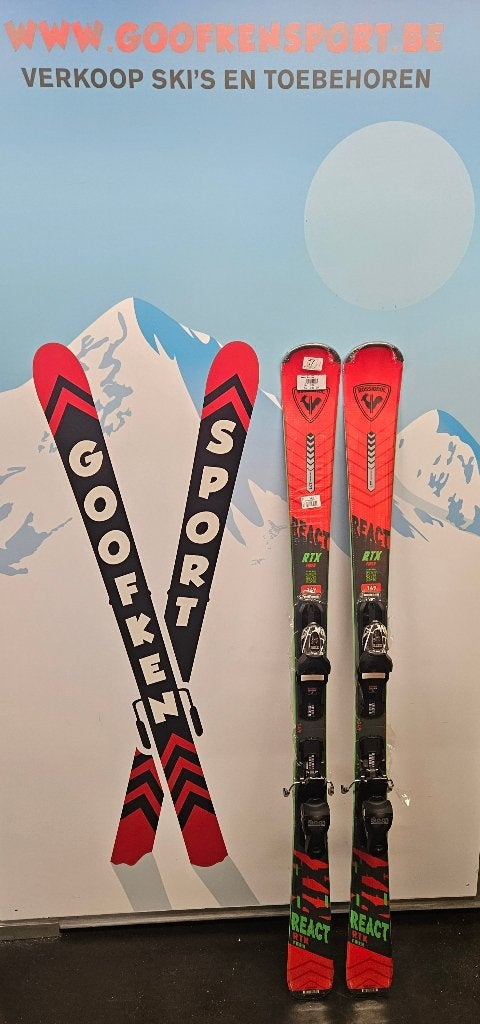 ROSSIGNOL REACT RTX 260€ NIEUW, 140 tot 160 cm, Rossignol, Nieuw, Ophalen of Verzenden