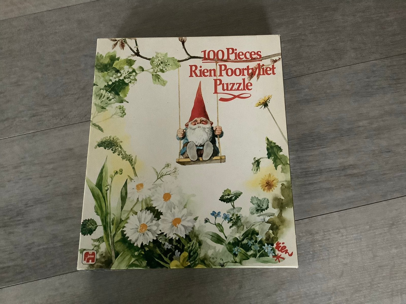 Vintage Rien Poortvliet  Puzzel - 100 stukjes Jumbo, Ophalen of Verzenden, Minder dan 500 stukjes, Gebruikt, Legpuzzel
