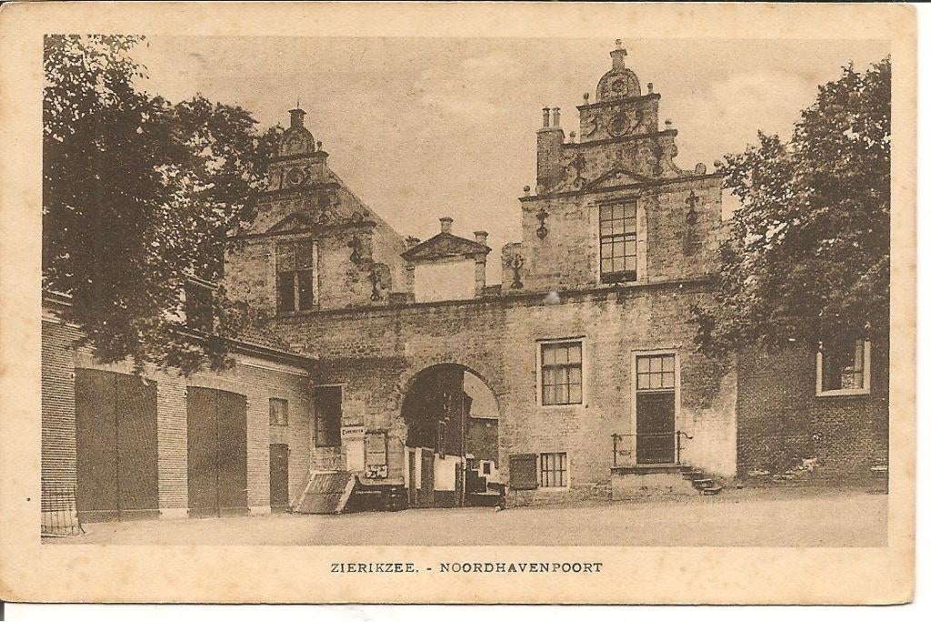 Zierikzee Noordhavenpoort., Ophalen of Verzenden, 1920 tot 1940, Ongelopen, Zeeland