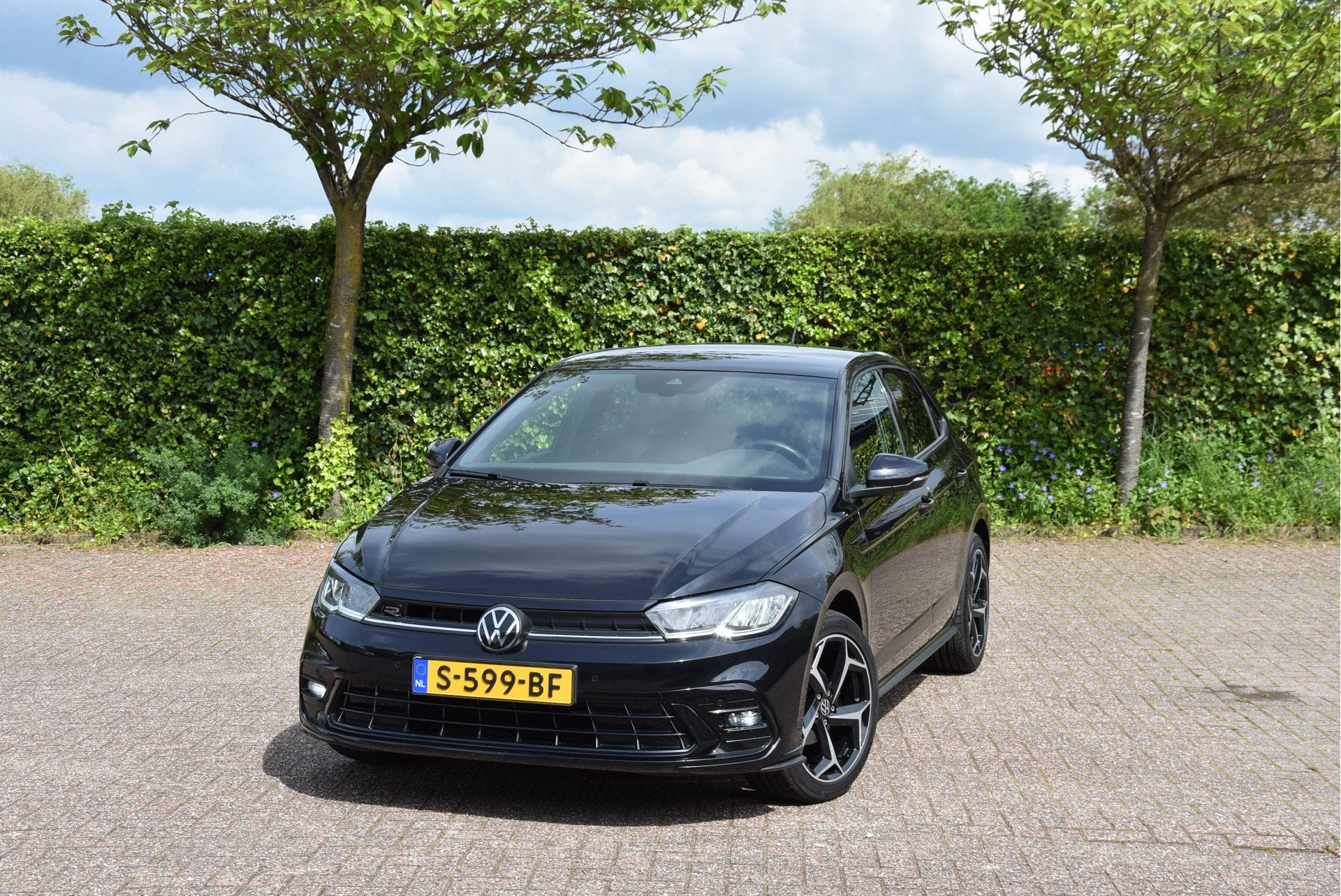 Volkswagen Polo 1.0 TSI 2X R-Line NAP 1e eigenaar IQ Drive E, Auto's, Volkswagen, Stof, Gebruikt, Met garantie (alle), Origineel Nederlands