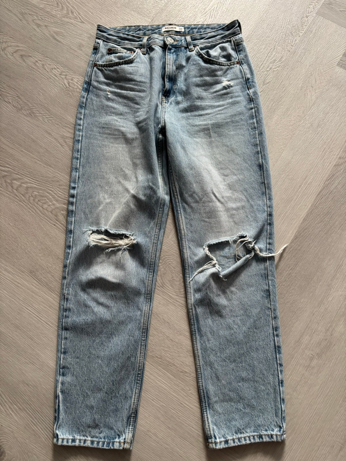 Mooie MOM jeans van Pull & Bear mt 38, Kleding | Dames, Ophalen of Verzenden, Zo goed als nieuw, Blauw, W30 - W32 (confectie 38/40)