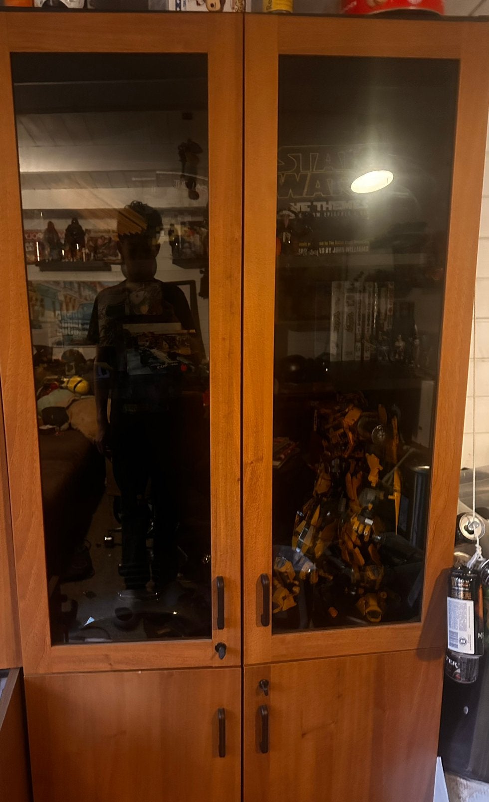 Gratis vitrine kast ophalen, Huis en Inrichting, Ophalen, Zo goed als nieuw, 25 tot 50 cm, 50 tot 100 cm
