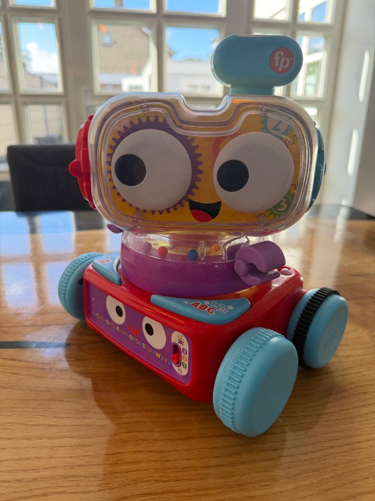 Fisher price robot, Ophalen of Verzenden, Zo goed als nieuw, Speelset, Met licht