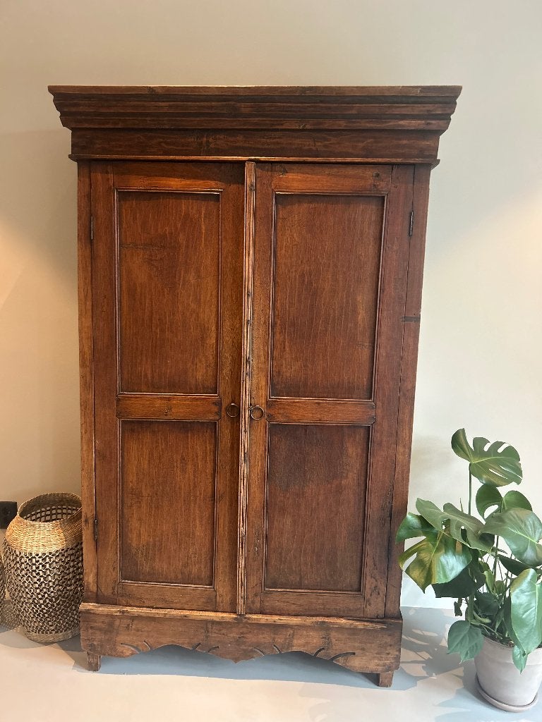 Antieke kast, Huis en Inrichting, Kasten | Buffetkasten, Ophalen, Gebruikt, 100 tot 150 cm, 150 tot 200 cm