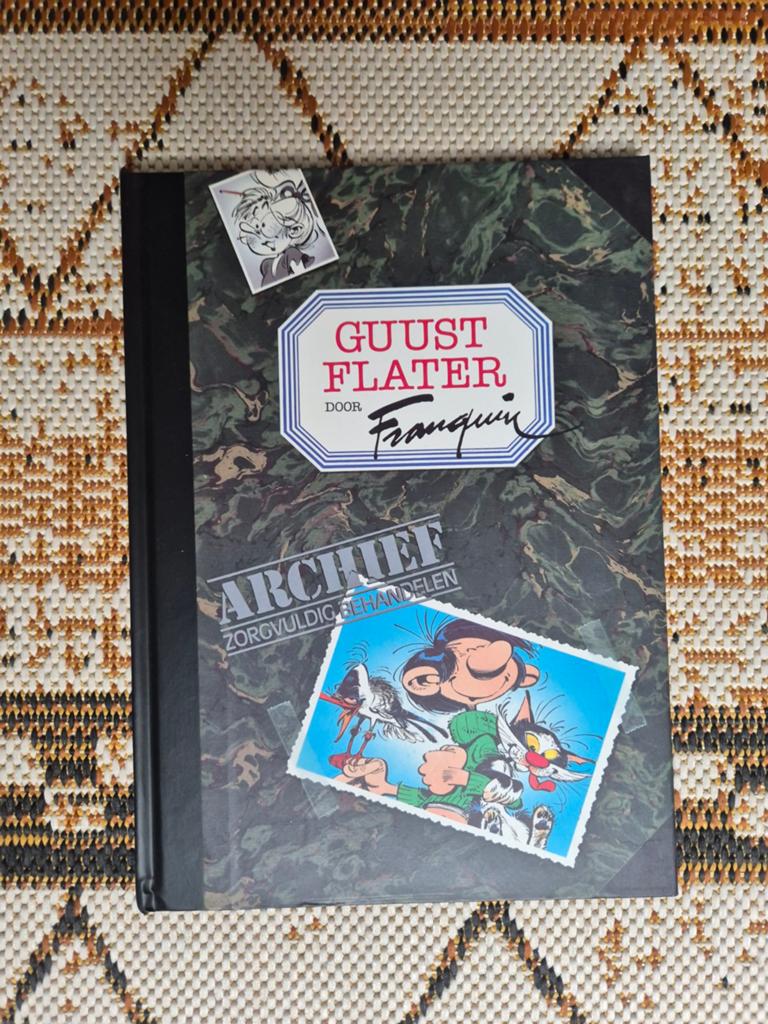 Guust Flater Archief - Zorgvuldig Behandelen door Franquin, Eén stripboek, Ophalen of Verzenden, Zo goed als nieuw, Franquin