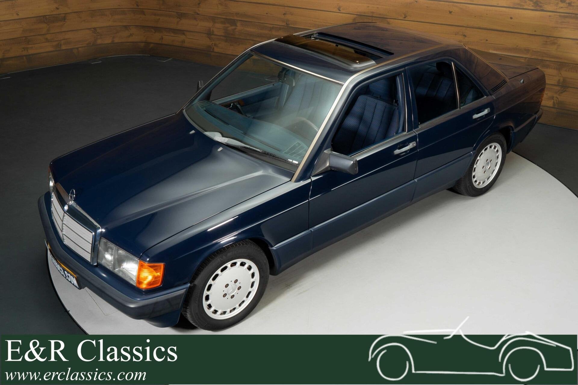 Mercedes 190 D Sedan | 1990, Auto's, Oldtimers, Mercedes-Benz, Bedrijf, 75 pk, Blauw