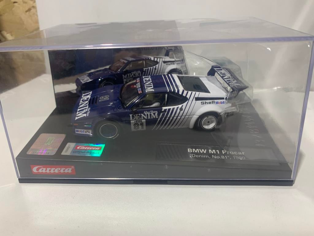 Carrera evolution bmw m1 denim 20027627, Ophalen of Verzenden, Nieuw, Elektrisch, Carrera