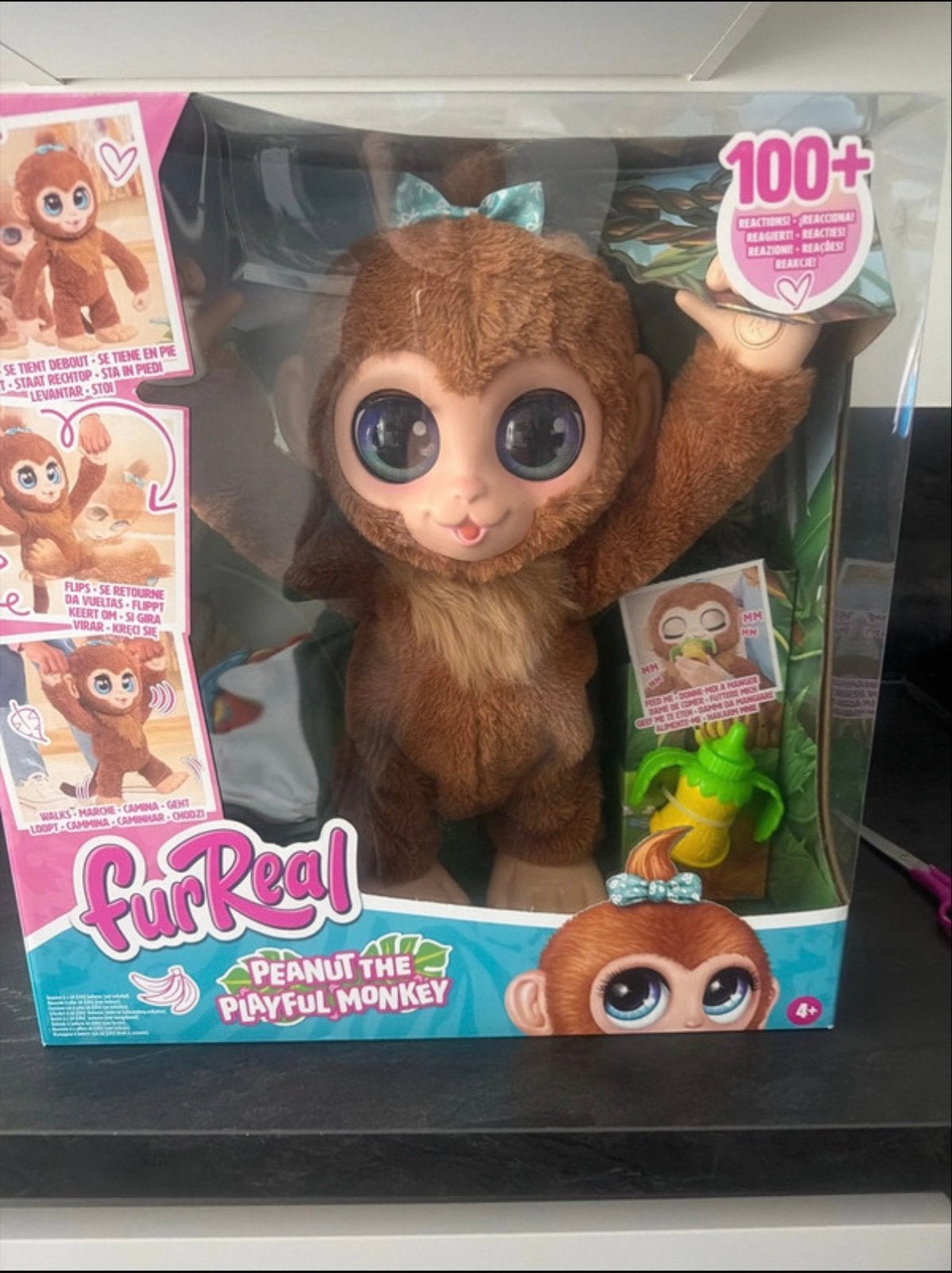 FurReal Peanut the Playful Monkey - Nieuw in doos, Met doos, Overige merken, Nieuw, Ophalen of Verzenden