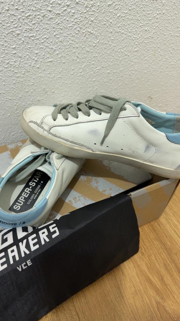 Golden Goose Super-Star sneakers maat 40, Ophalen of Verzenden, Gedragen, Wit, Sneakers of Gympen