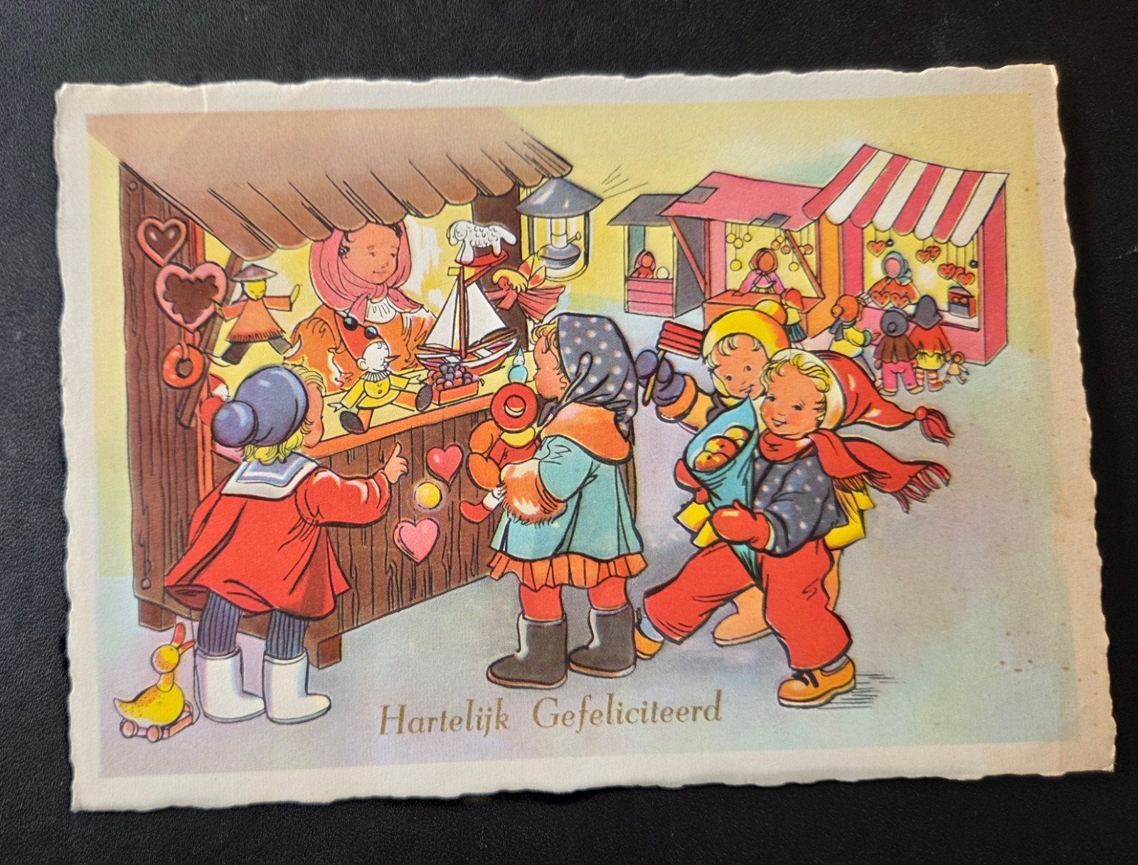 Kinderen op de Kermis, Verzenden, 1940 tot 1960, Gelopen, Kinderen