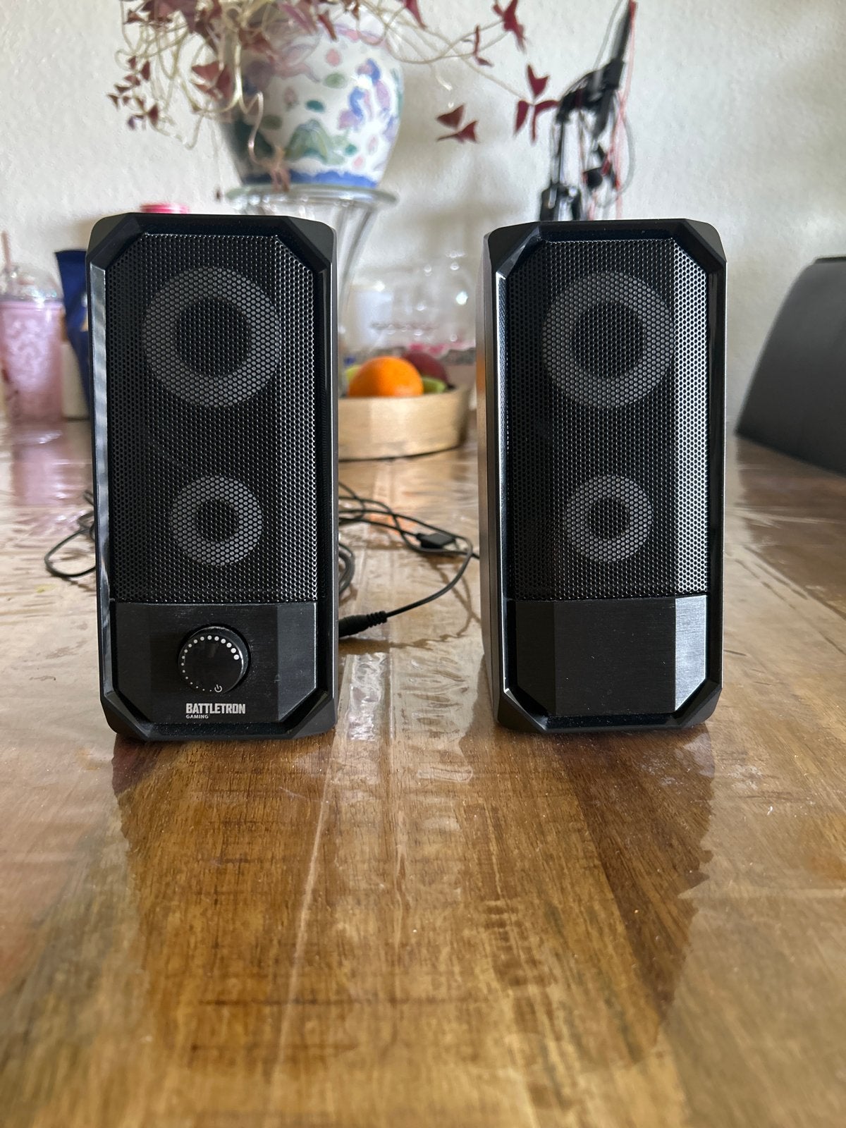 Battletron 2.0 Luidsprekerset - USB Aansluiting, Ophalen of Verzenden, Gebruikt, Audiokanaal 2