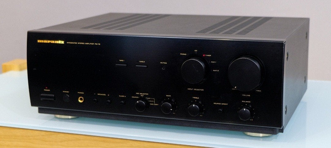 Marantz PM-78 Versterker In hele mooie staat Met AB, Ophalen of Verzenden
