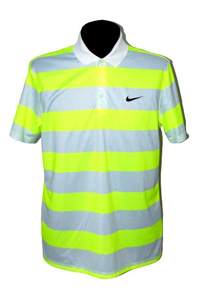 Nieuwe Nike Golf polo, heren, neon, geel/wit, Mt. M, Sport en Fitness, Golf, Verzenden, Nieuw, Kleding, Overige merken