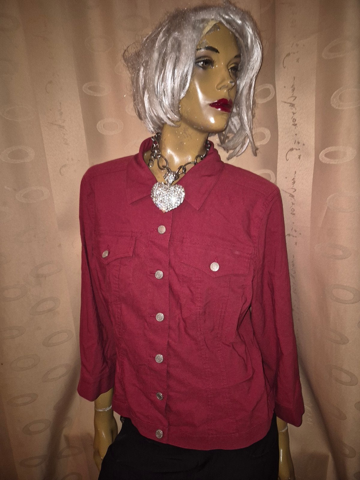 Stijlvol rood jasje van mexx maat 44 zgan, Kleding | Dames, Mexx, Maat 42/44 (L), Ophalen of Verzenden, Zo goed als nieuw