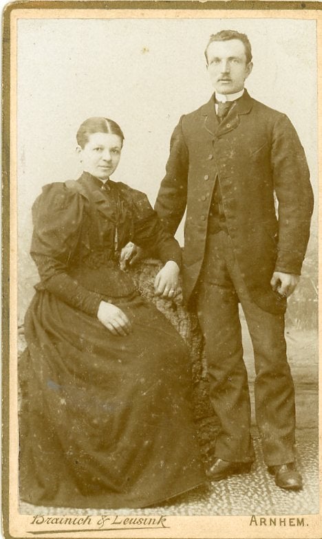 Kabinetfoto Arnhem, Verzenden, Voor 1920, Gelderland