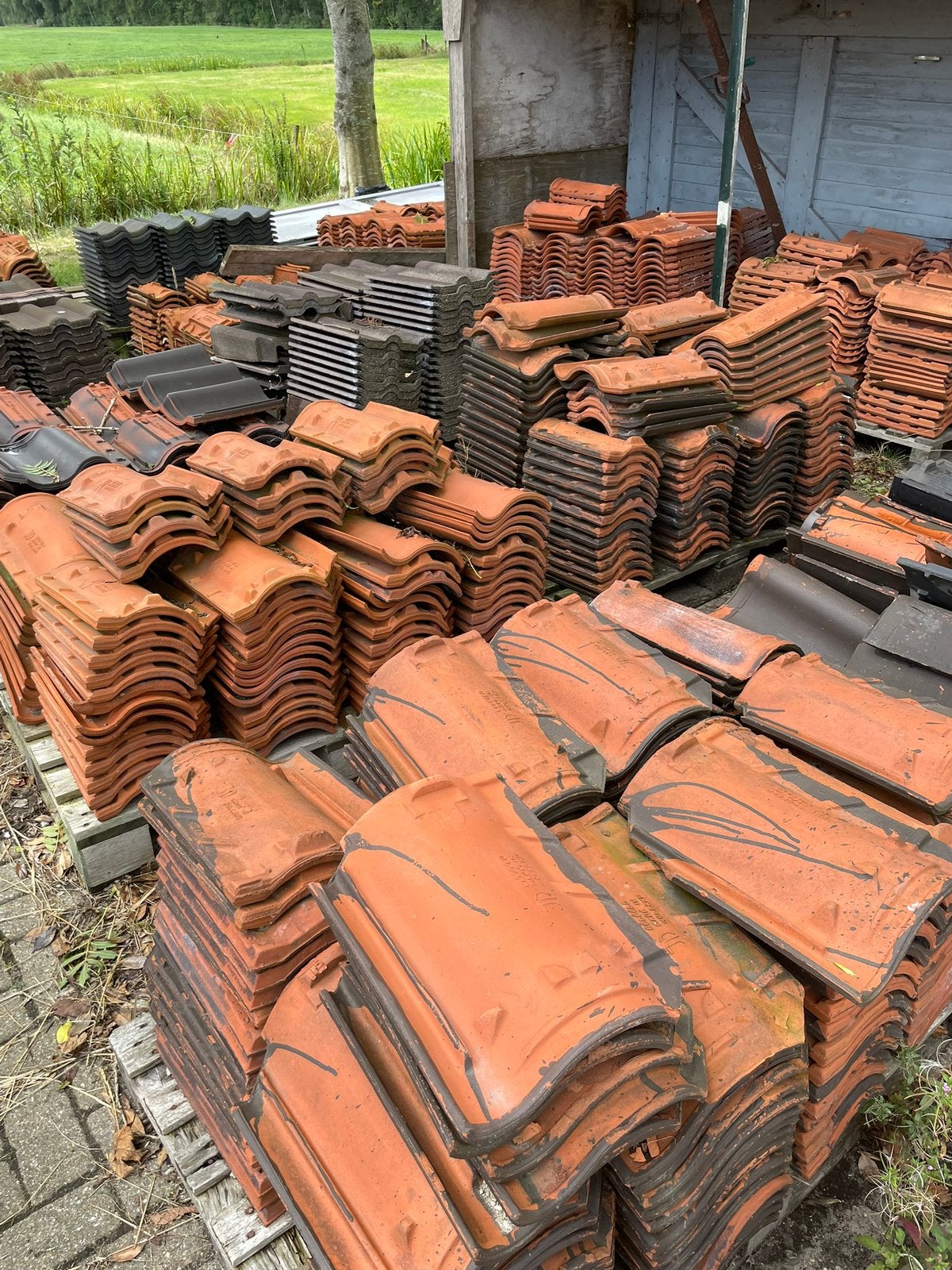 DAKPANNEN, Steen of Klei, Ophalen of Verzenden, Zo goed als nieuw, 15 m² of meer