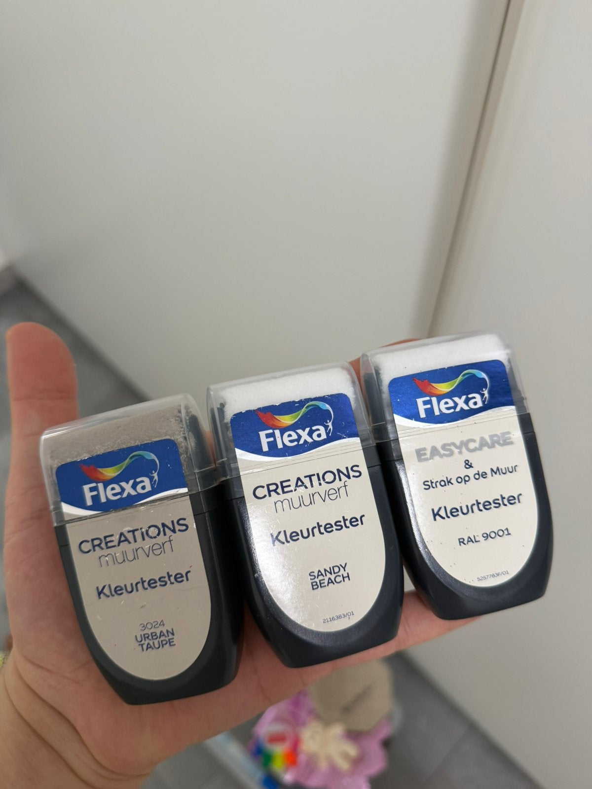 Verf testers nieuw, Ophalen of Verzenden, Zo goed als nieuw, Wit