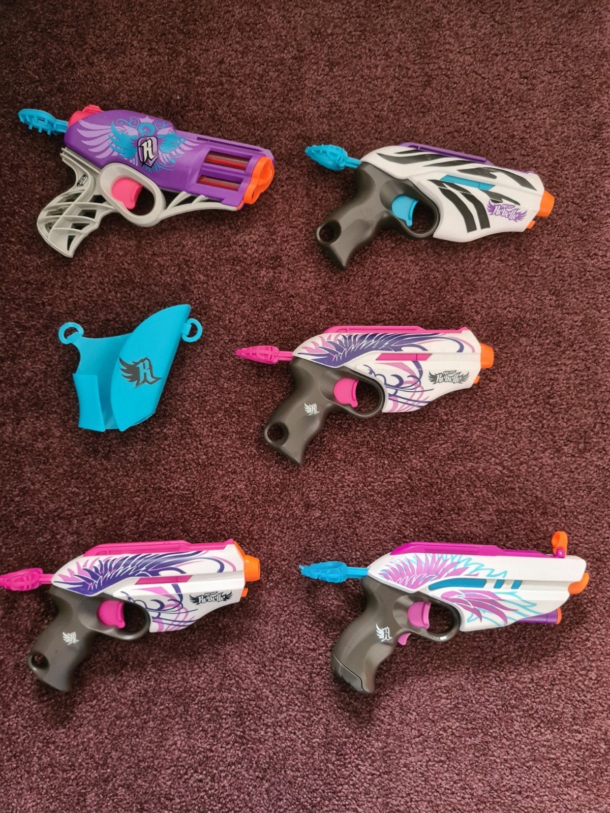 Rebelle nerf 5 stuks, Ophalen, Zo goed als nieuw