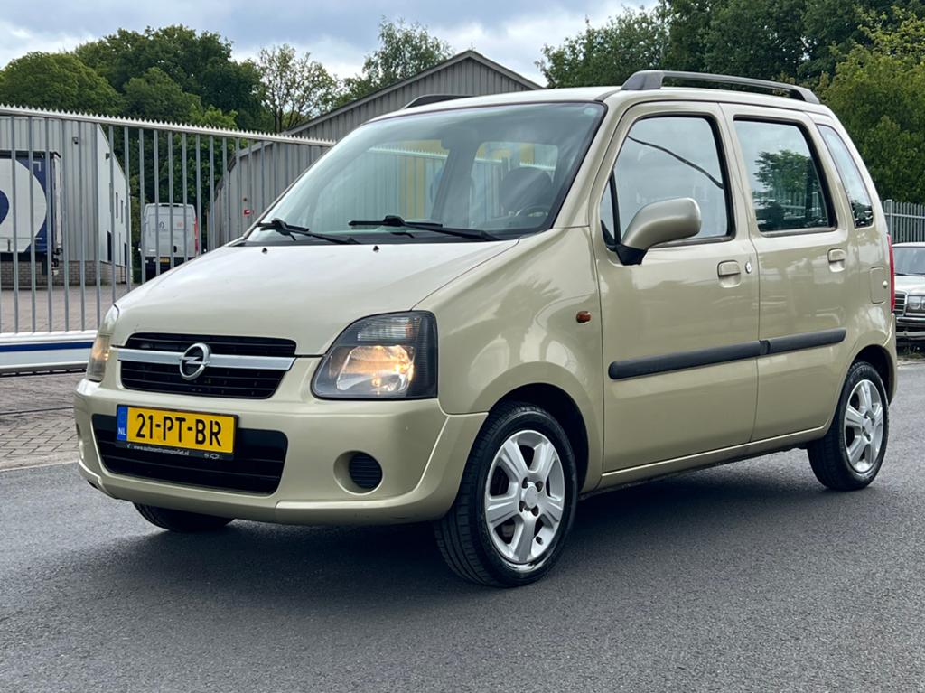 Opel Agila 1.2 16V Maxx AIRCO | Trekhaak | | Apk | alu., Auto's, Voorwielaandrijving, Stof, 40 €/maand, 4 cilinders