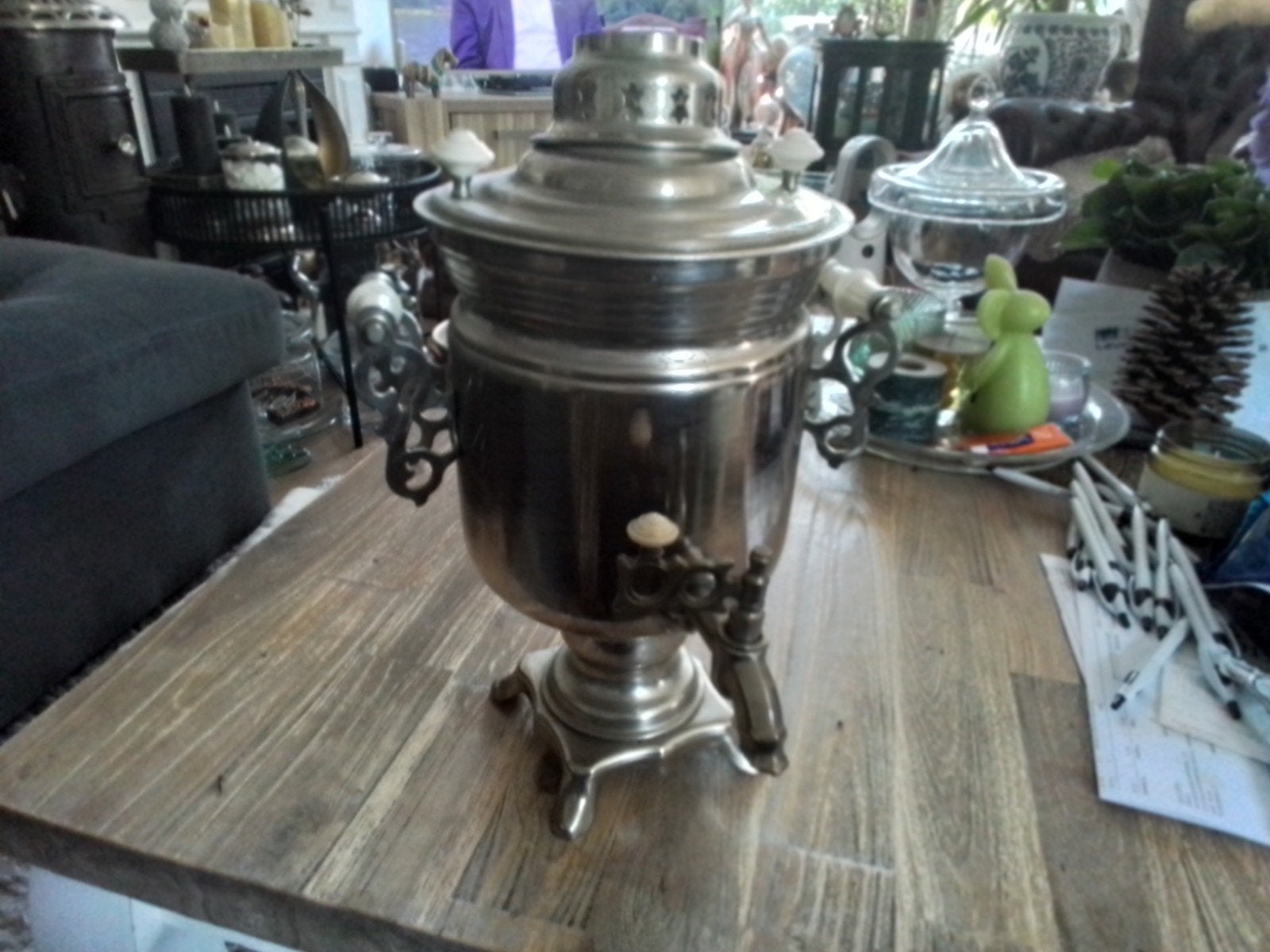 Samovar, Gebruikt, 100 tot 150 cm, 100 tot 150 cm, Ophalen of Verzenden