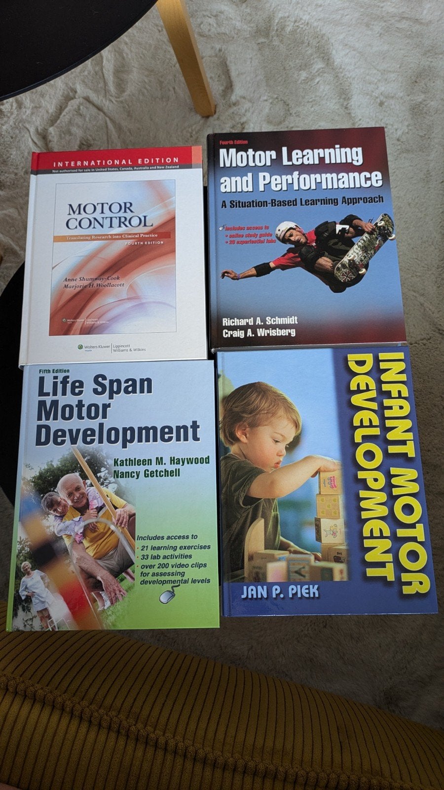 Boeken fysiotherapie/kinderfysiotherapie (4 stuks), Boeken, Studieboeken en Cursussen, Ophalen of Verzenden, Beta, Zo goed als nieuw