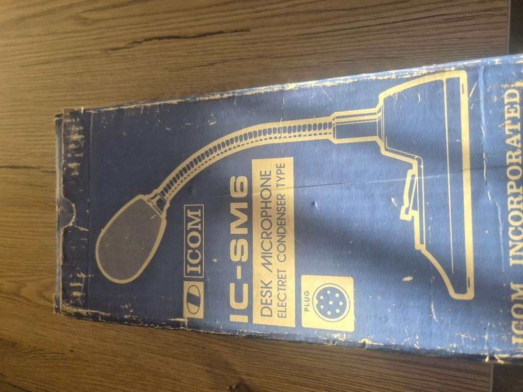 ICOM SM6 MICROFOON, Telecommunicatie, Zenders en Ontvangers, Ophalen of Verzenden, Zo goed als nieuw