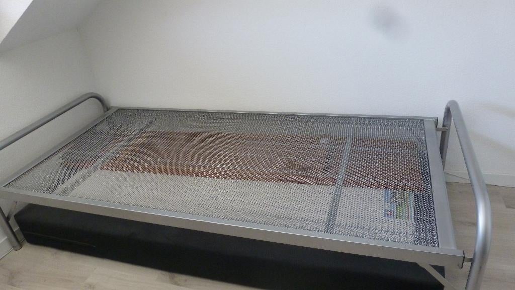 1 persoons bed 90x200, Ophalen, Gebruikt, 90 cm, 200 cm