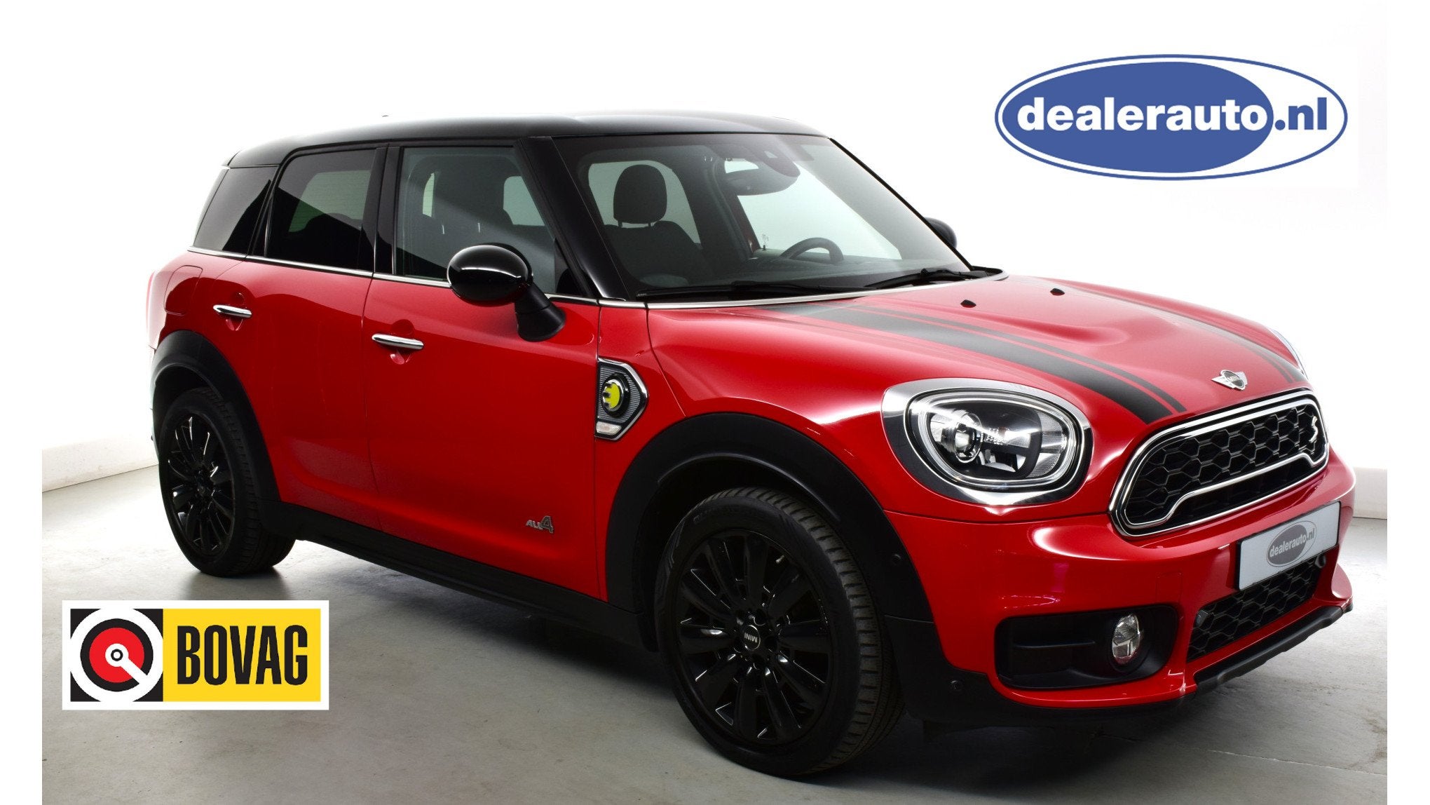 MINI Countryman Cooper S E ALL4 Chili: keyless entry, stoelh, Automaat, 12 maanden, Gebruikt, Leder en Stof