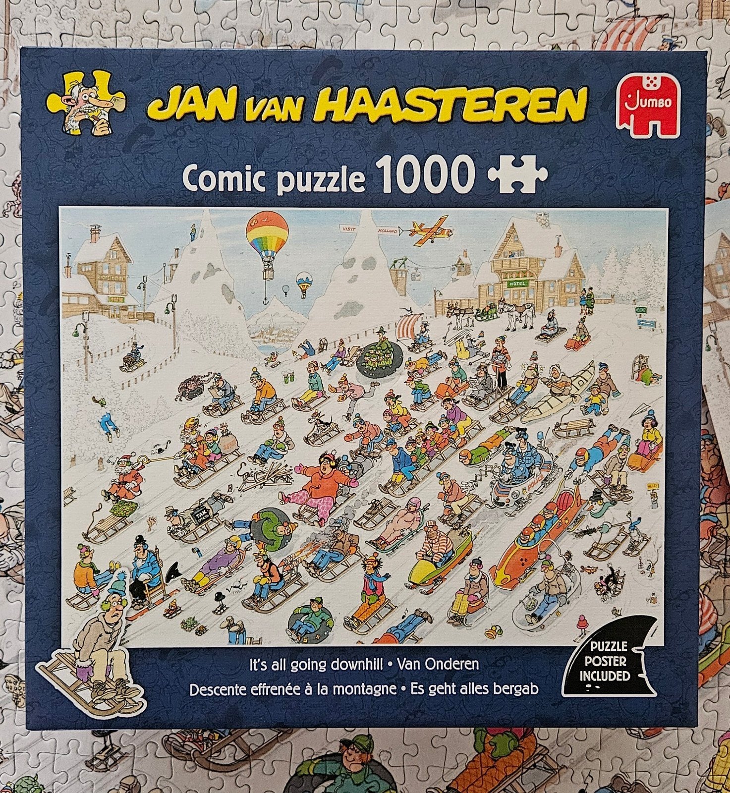 V Haasteren puzzels 1000stukjes, Ophalen of Verzenden, 500 t/m 1500 stukjes, Zo goed als nieuw