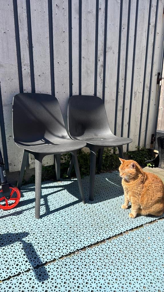 Stoeltjes ikea odger, Huis en Inrichting, Stoelen, Ophalen, Kunststof, Gebruikt, Twee