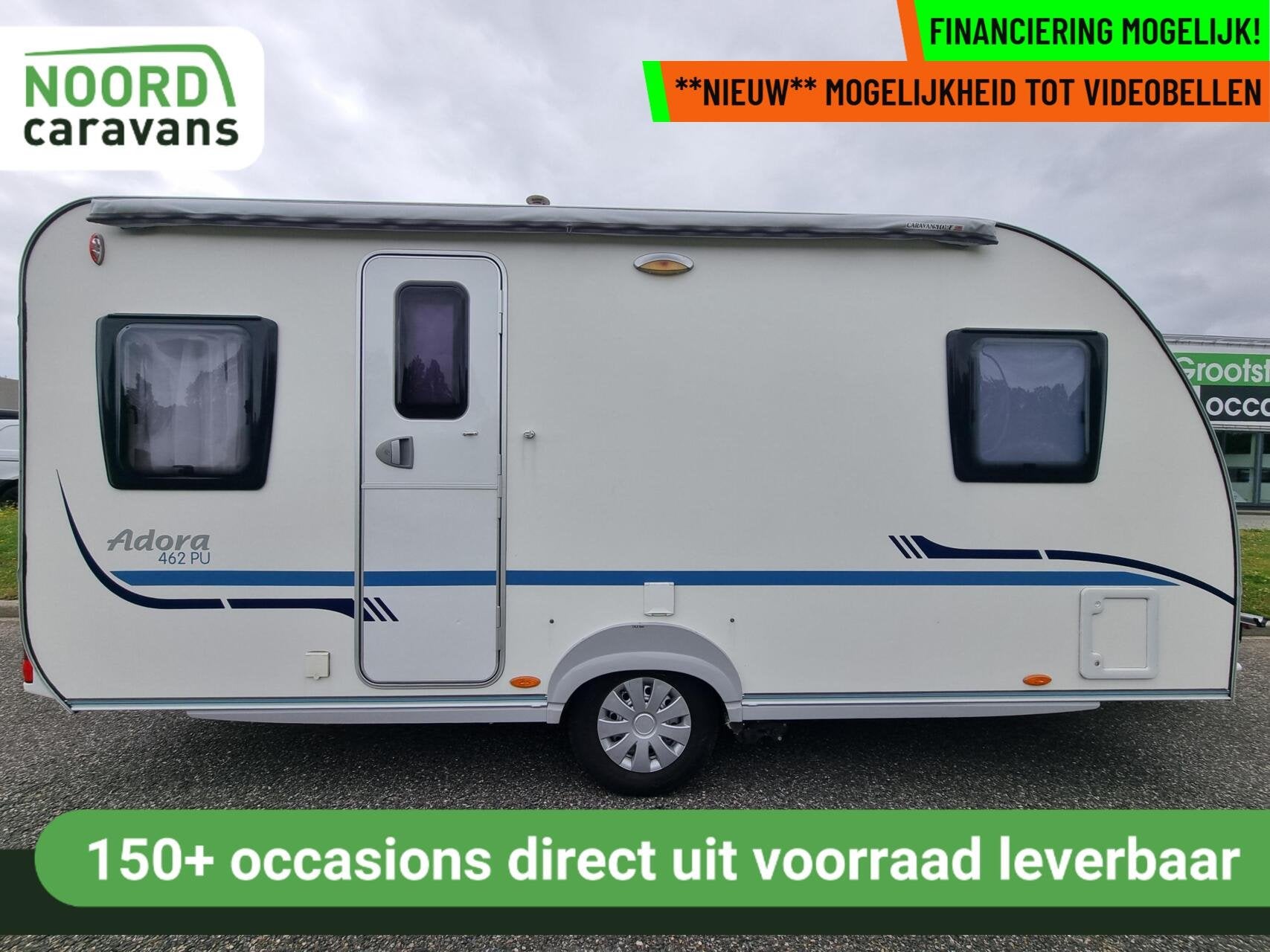 ADRIA ADORA 462 PU MOVER + ZAKLUIFEL + FRANSBED + VOORTENT, Caravans en Kamperen, Rondzit, Bedrijf, Adria, 6 tot 7 meter