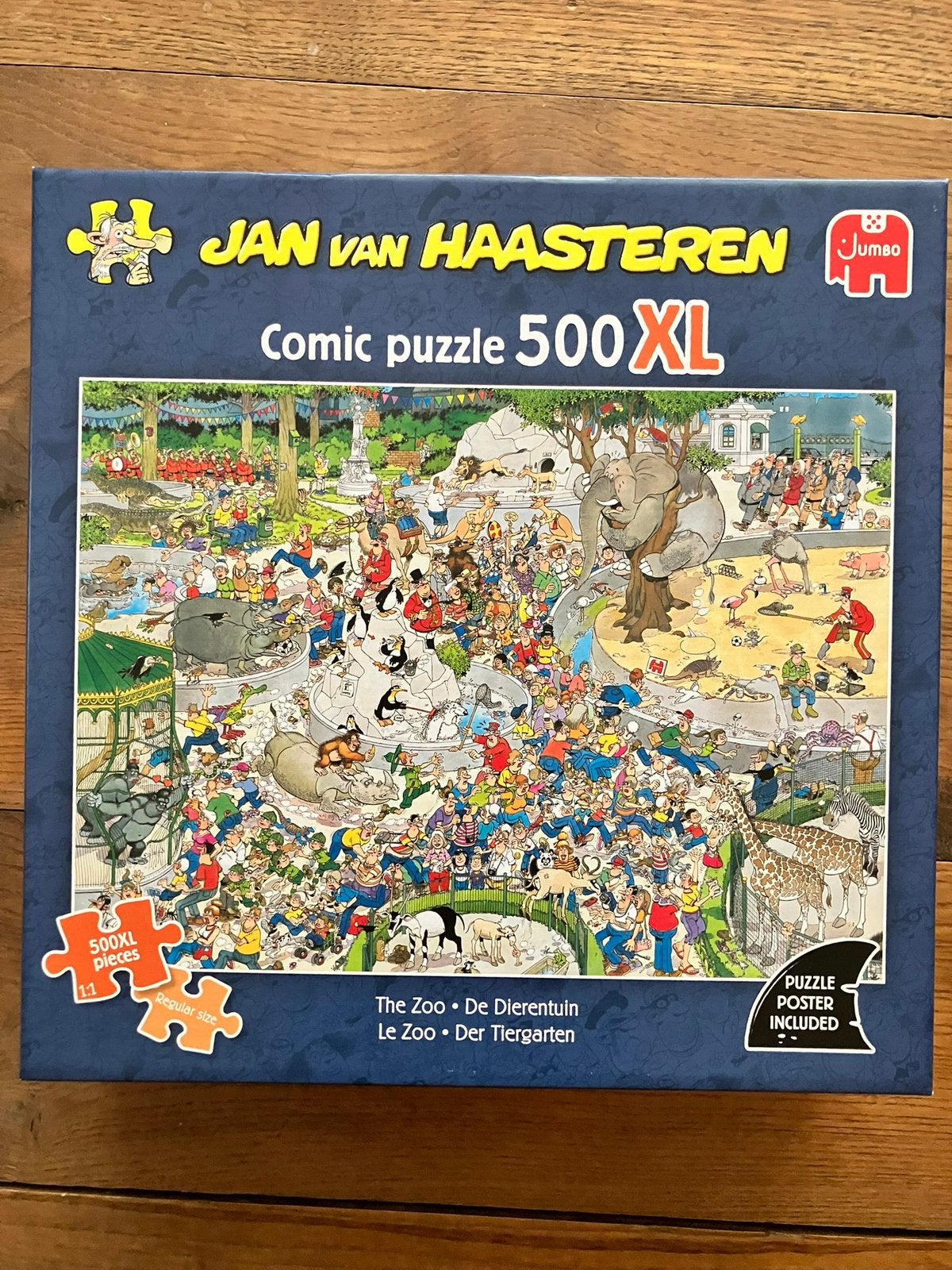 Jan van Haasteren, 500 XL puzzelstukjes. extra grote stukjes, Ophalen, 500 t/m 1500 stukjes, Nieuw, Legpuzzel
