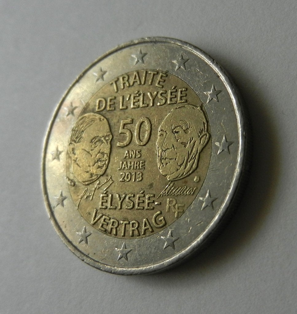 Frankrijk 2 euro 2013 - Elysée verdrag -, Verzenden, Frankrijk, 2 euro, Losse munt
