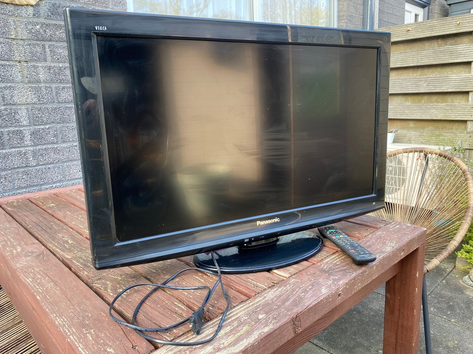 Panasonic 32 inch lcd tv, Ophalen of Verzenden, Zo goed als nieuw, 50 Hz, Panasonic