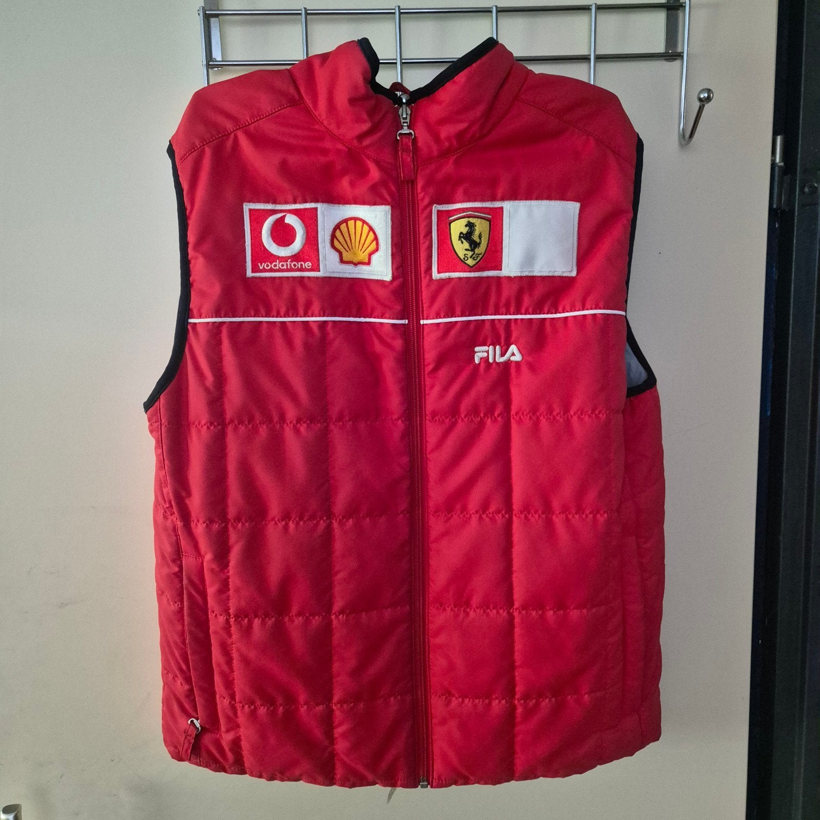 Orginele ferrari bodywarmer  maat M, Ophalen of Verzenden, Zo goed als nieuw, Maat 38/40 (M)