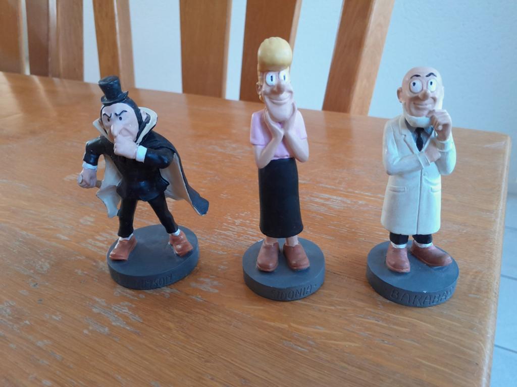 Sidonia Simpson en barbas beeldjes, Verzamelen, Ophalen of Verzenden, Kuifje, Zo goed als nieuw, Beeldje of Figuurtje
