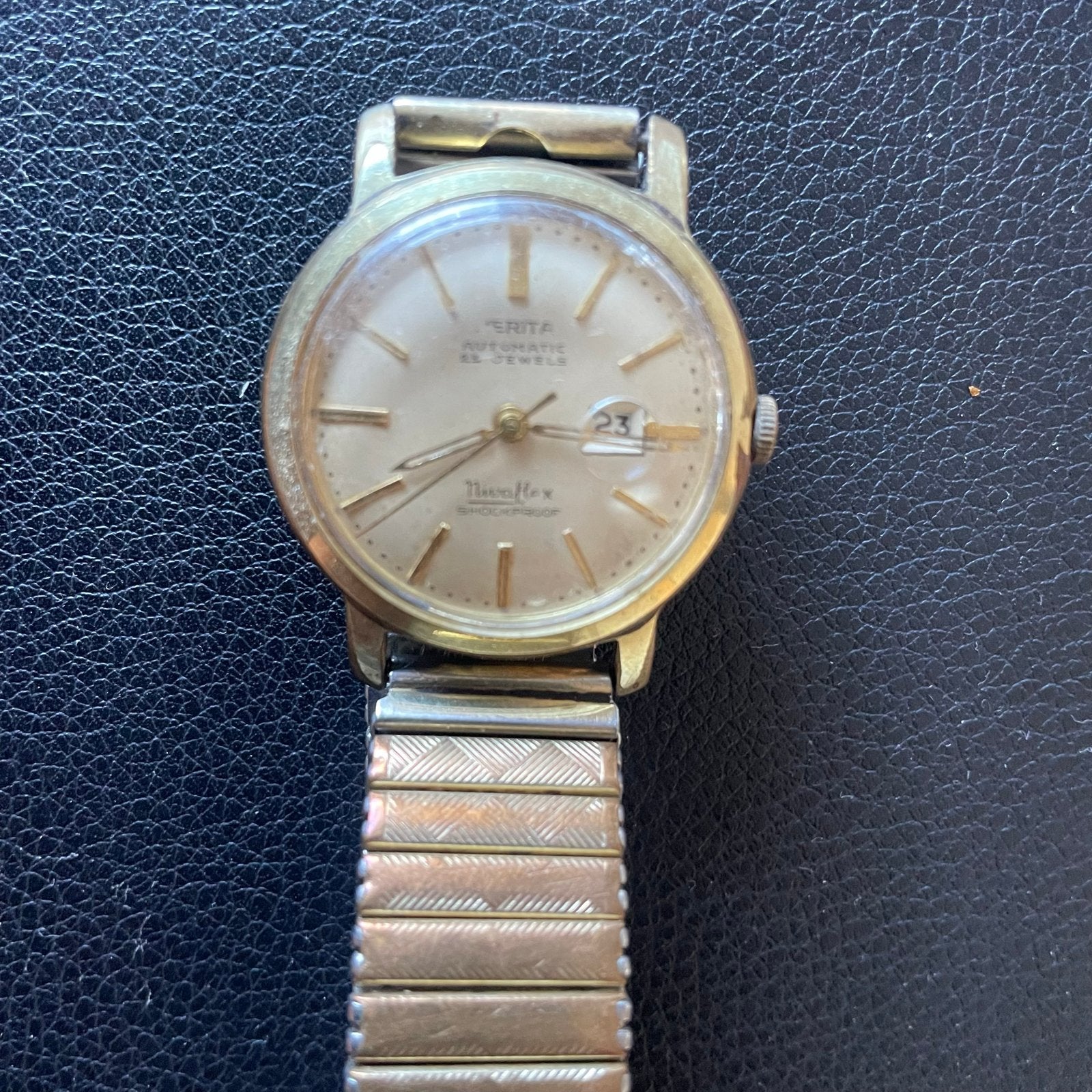 Vintage Verita Automatic 25 Jewels Polshorloge, Overige merken, Overige materialen, Met bandje, Polshorloge