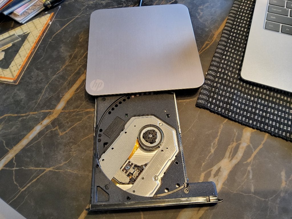 HP USB Externe dvd rw drive, Computers en Software, Optische drives, Zo goed als nieuw, Extern, Windows, Dvd, Ophalen of Verzenden