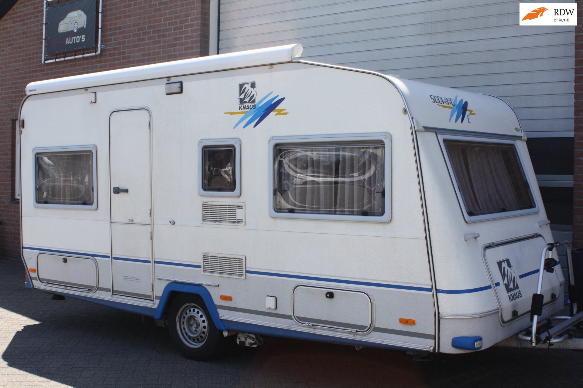 Knaus 8406 Sudwind, 4 Persoons, mover, Fietsendrager, midden, Caravans en Kamperen, Bedrijf, 750 - 1000 kg, Luifel, Knaus