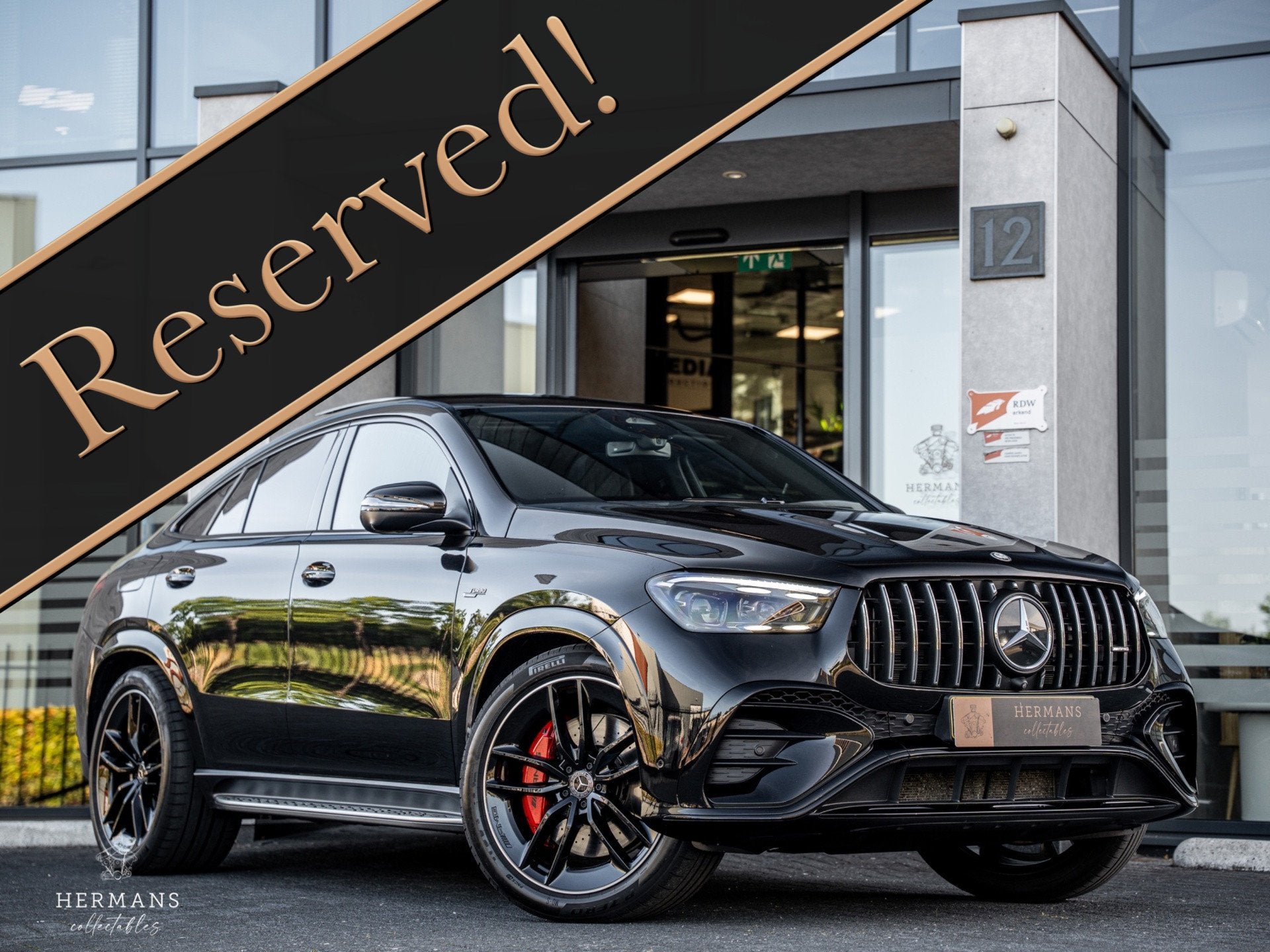Mercedes-Benz GLE 53 Coupé AMG Hybrid 4MATIC+ Night Edition, Auto's, Gebruikt, Zwart, Bedrijf, 2998 cc