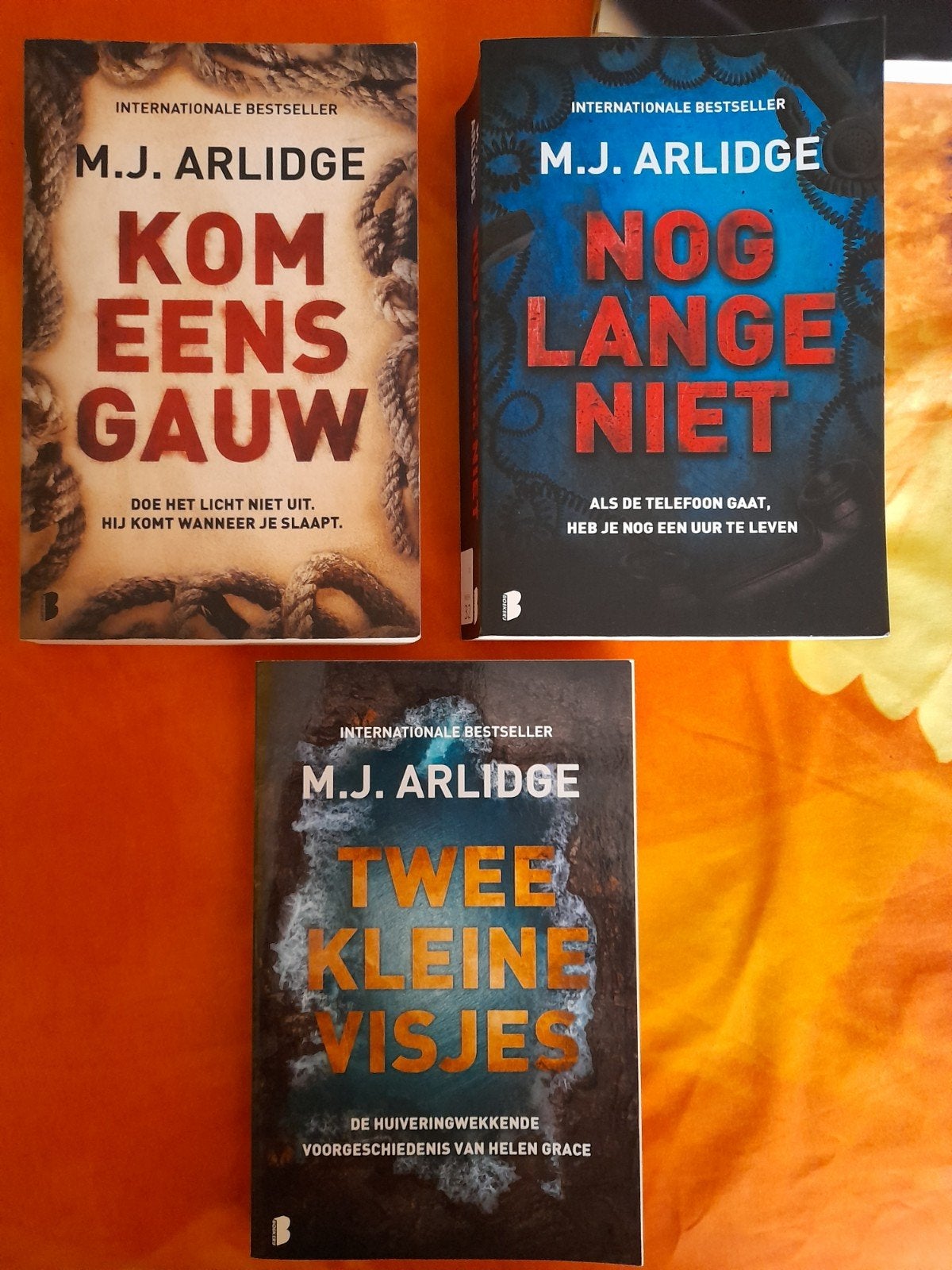 M.J. Arlidge thrillers:, Boeken, Ophalen of Verzenden, Zo goed als nieuw, M.J. Arlidge, Europa overig