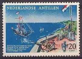 Ned-Antillen NVPH nr 322 ongebruikt Herdenking 1961, Ophalen of Verzenden, Postfris
