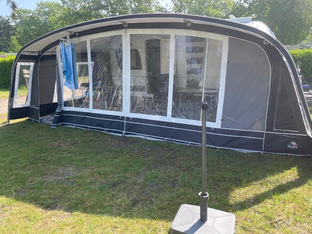 Dormema Onyx 270 voortent maat 13 ( 950 cm), Caravans en Kamperen, Voortenten en Luifels, Ophalen, Zo goed als nieuw, Ten Cate All Season 240g/m2