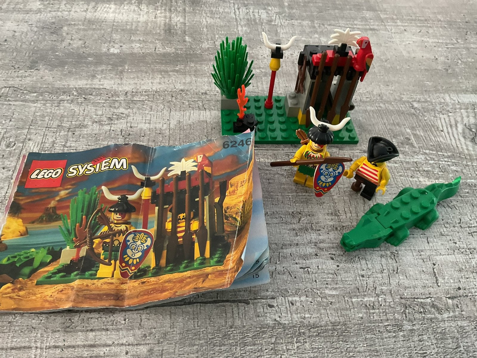 Lego 6246: Classic Pirates: Crocodile Cage, Ophalen of Verzenden, Gebruikt