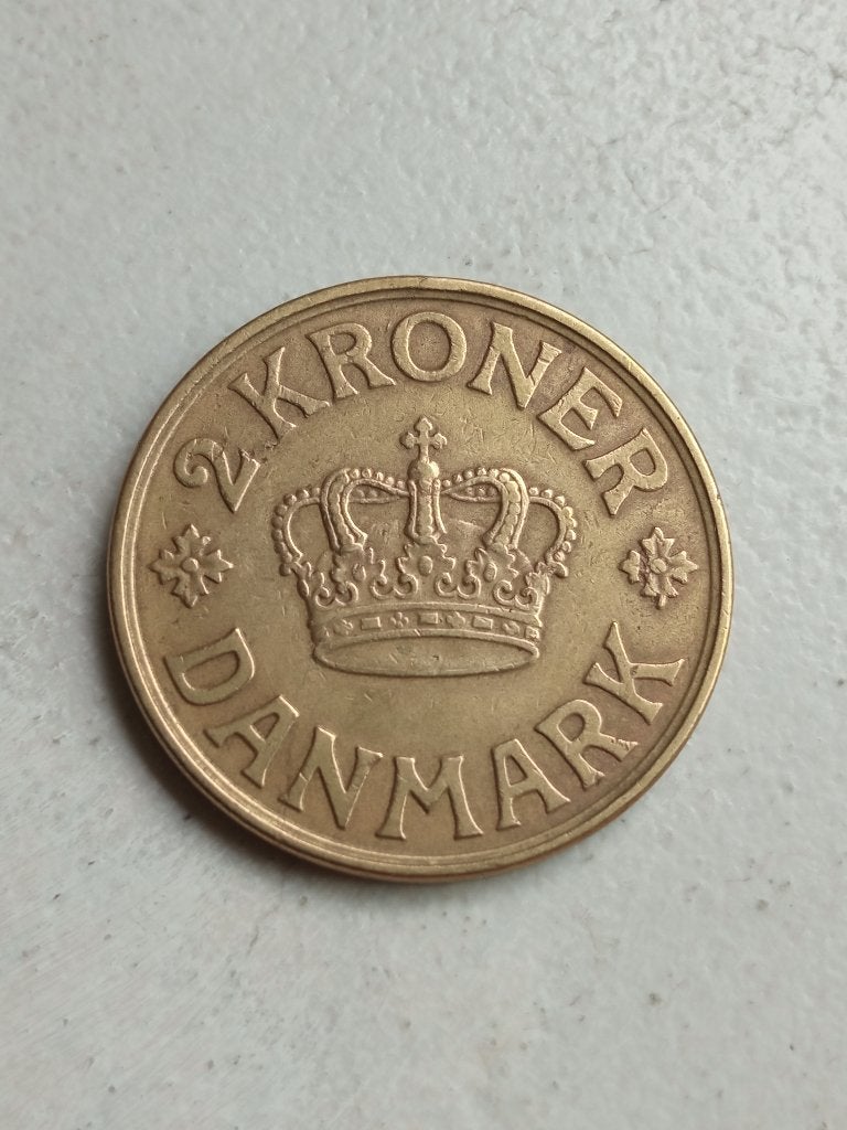 Denemarken 2 kronen 1926., Ophalen of Verzenden, Overige landen, Losse munt