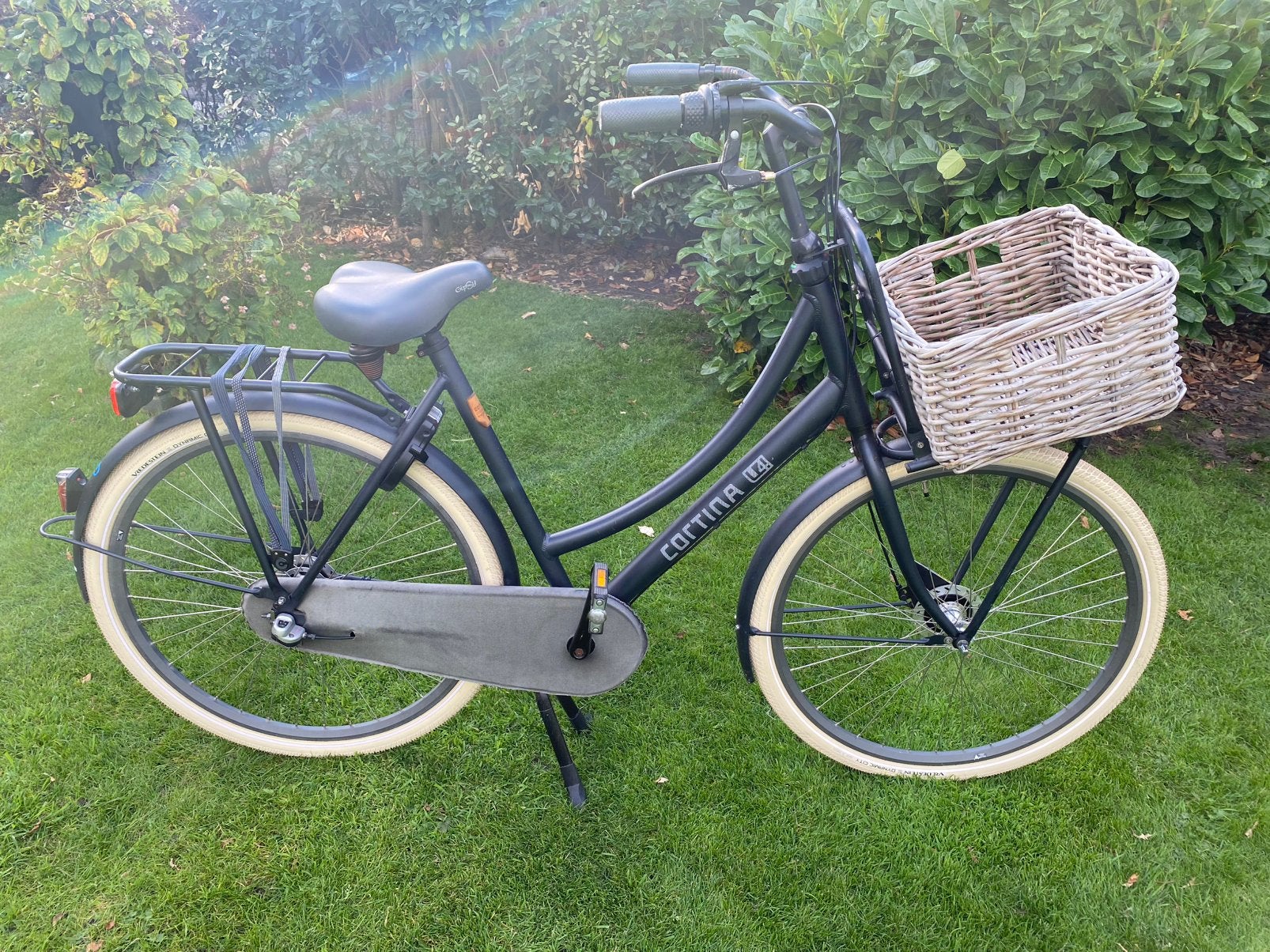 Cortina U4 transport fiets 56 cm frame, Fietsen en Brommers, Ophalen, 53 tot 56 cm, Zo goed als nieuw, Handrem
